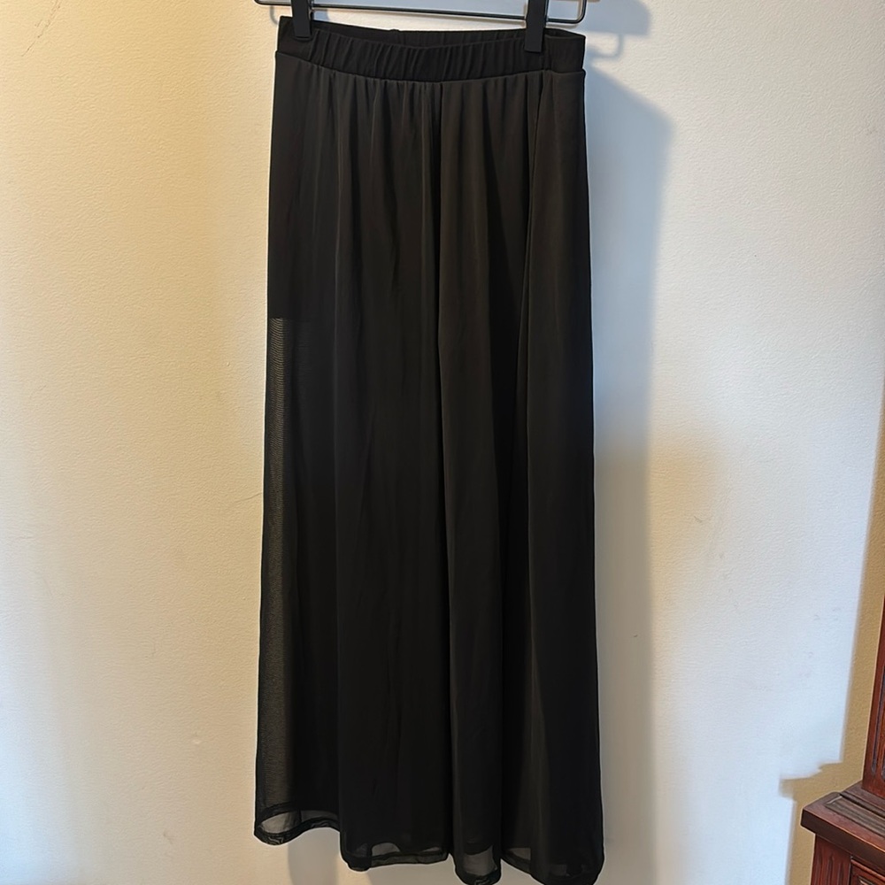 FOXBLOOD Darla Mesh Maxi Skirt with Built In Shorts